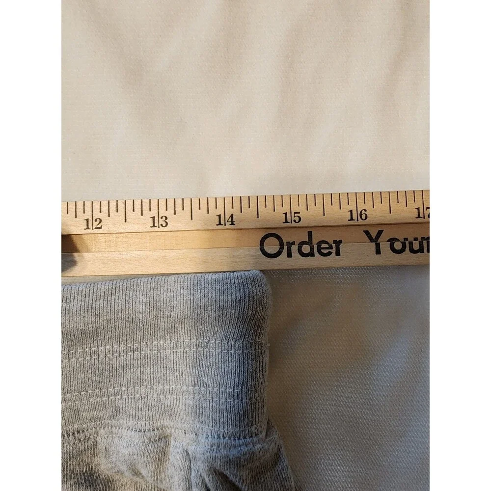 Unsubscribed Cotton Joggers Womens Small Grey Drawcord Sustainable USA Made